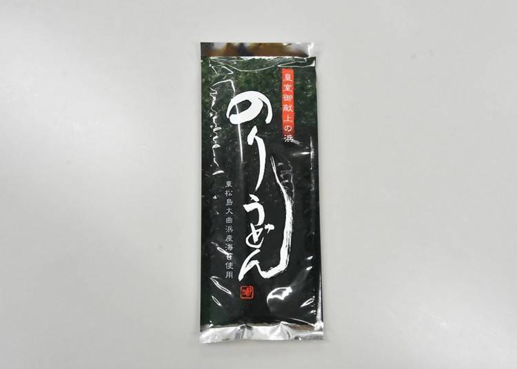 6. Nori Udon: This Black, Nori-Scented Udon Will Surprise You!