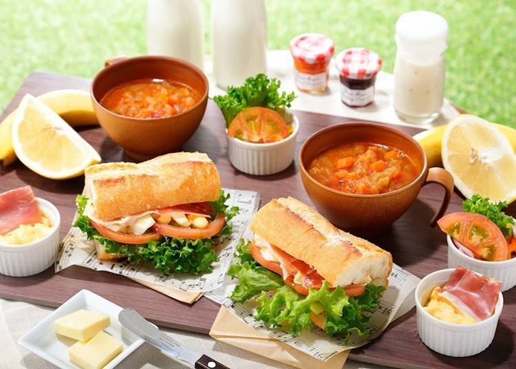 朝食示意圖(圖片提供:常磐興產株式會社)