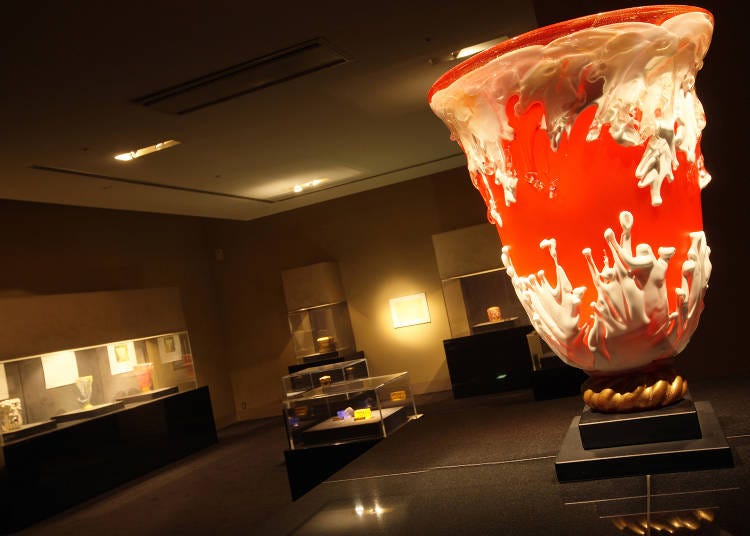 色とりどりのガラス作品が展示される「藤田喬平ガラス美術館」（画像提供：松島温泉 松島一の坊）