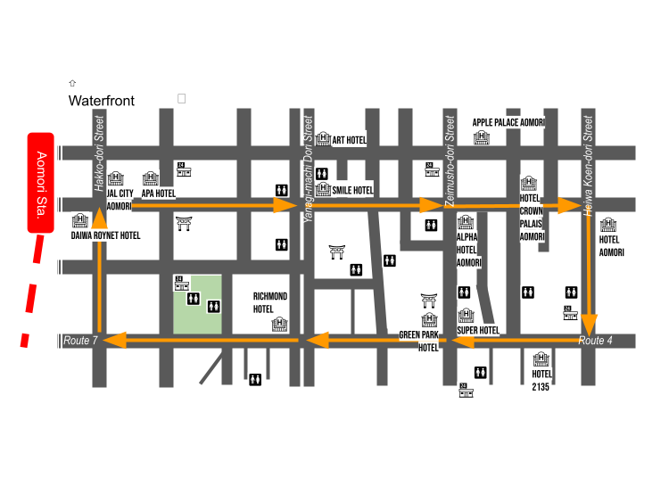 Recommended hotels near the Nebuta Matsuri Route