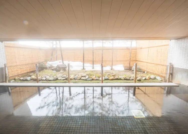 Relaxing in the Hot Springs