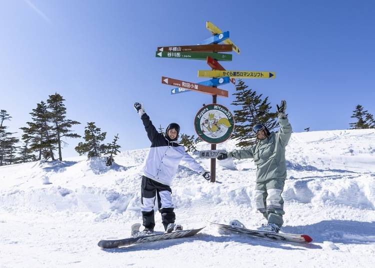 かぐらスキー場（Mt.Naeba）：３つ特徴的なエリアを楽しめる！