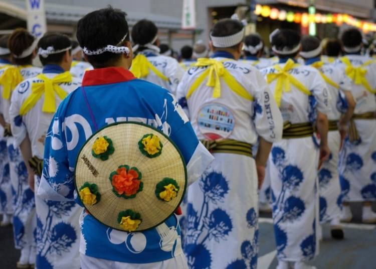Hanagasa festivalgoers in Yamagata City. (Photo: PIXTA)