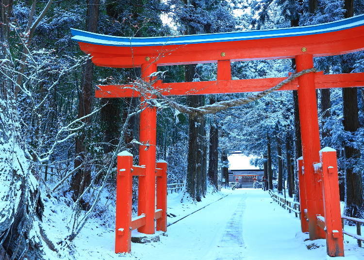 Hiraizumi Chusonji Temple in winter (Photo: PIXTA)