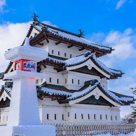 弘前城雪燈籠祭【2024年2月9日～2月12日】
照片素材：PIXTA