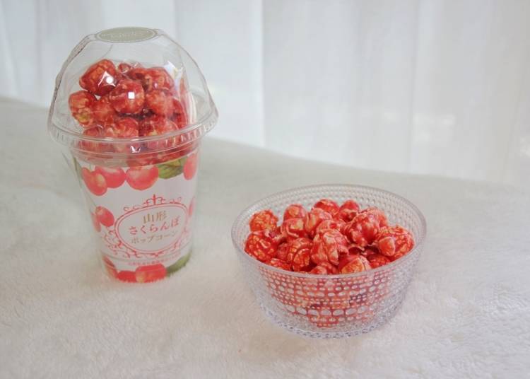 Yamagata Cherry Popcorn (580 yen per pack)