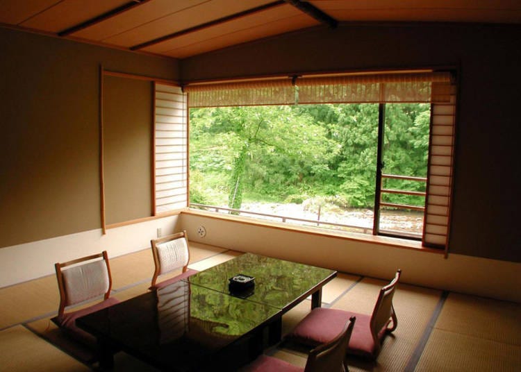 Japanese-Style Room with Private Bathroom and River View - Image credit: Booking.com