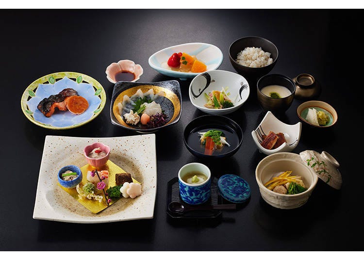 The original kaiseki course meal, packed with the charm of fresh produce from Fukushima Prefecture.