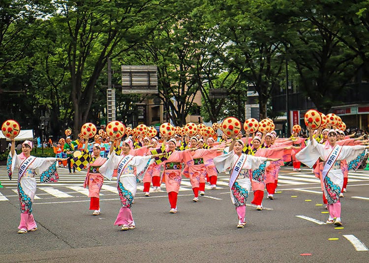 도호쿠 기즈나 마쓰리의 볼거리
