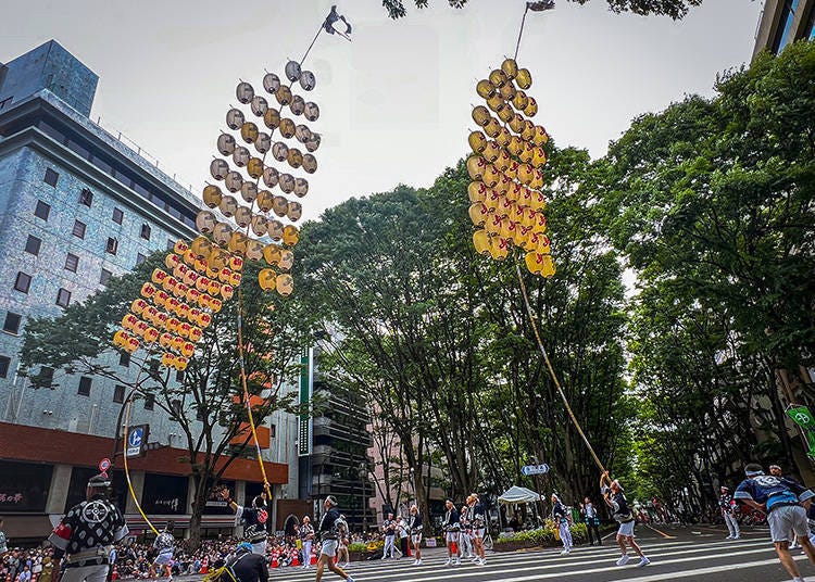 아키타 간토 마쓰리 (8월 3~6일)