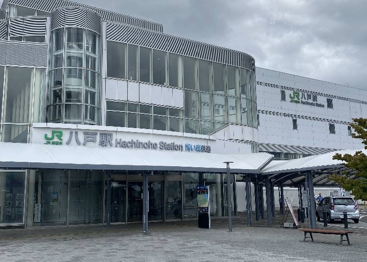 ①JR八戸駅からJRバスでホテルへ