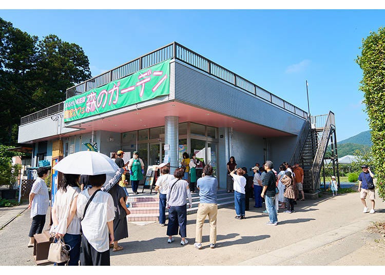 第二天前往「森林花園」朝聖人氣水蜜桃聖代