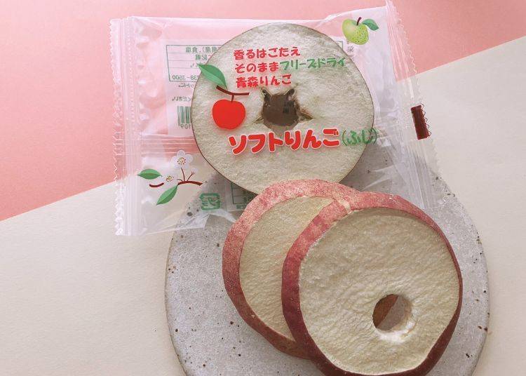 Hatoya製菓「厚切蘋果乾」(ソフトりんご)