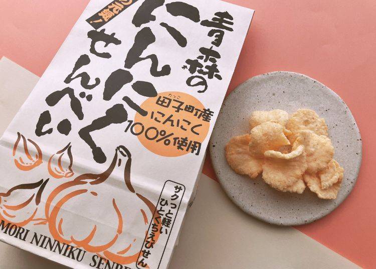 大蒜仙貝(にんにくせんべい)