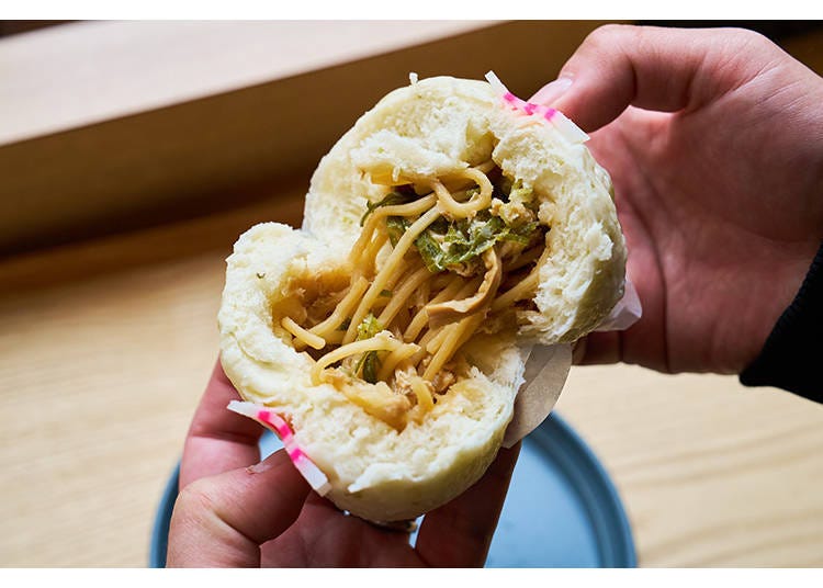 The filling is ramen!