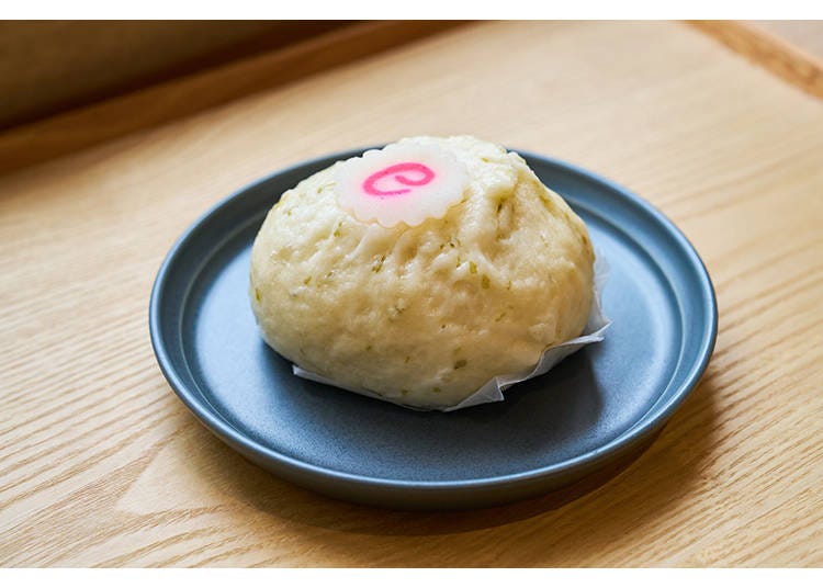 中華まんを割ると…