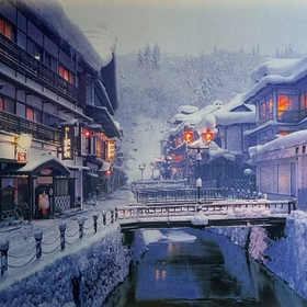 【日本東北2日間】銀山温泉 蔵王樹氷 キツネ村｜中英ガイド（新宿発）
Photo: (Klook)