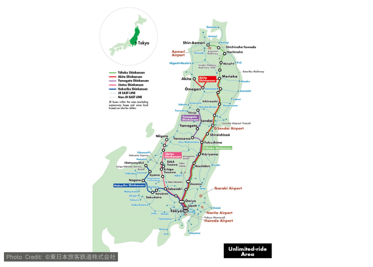 【重點2】善用JR EAST PASS,聰明搭乘新幹線