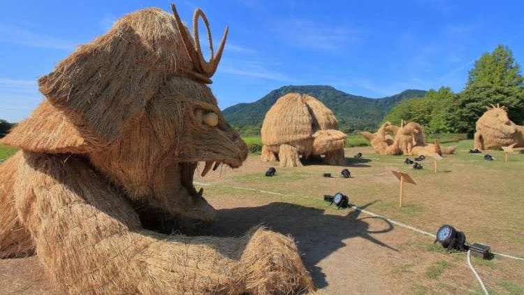 新潟稻草藝術祭！每年秋天日本這座公園都會被巨型稻草動物佔領