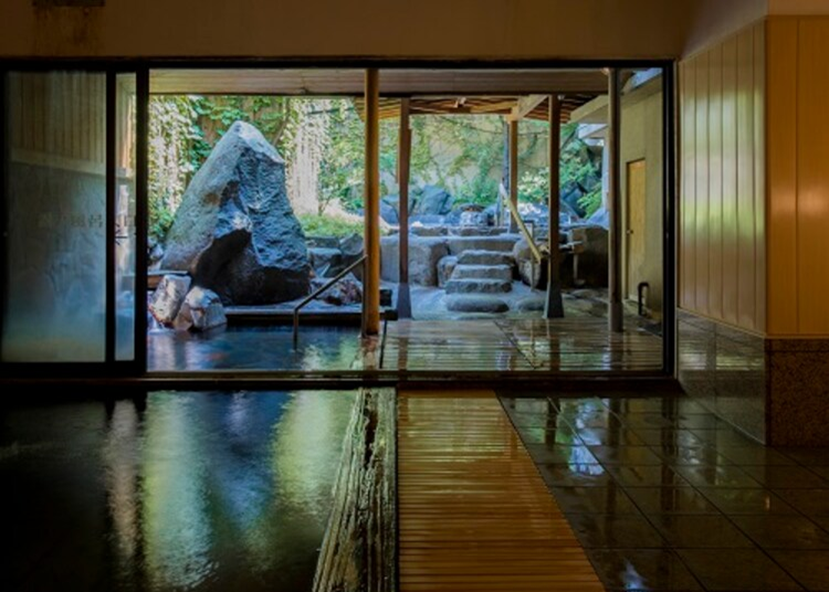 湘山莊 花月的浴池。圖片：樂天旅遊