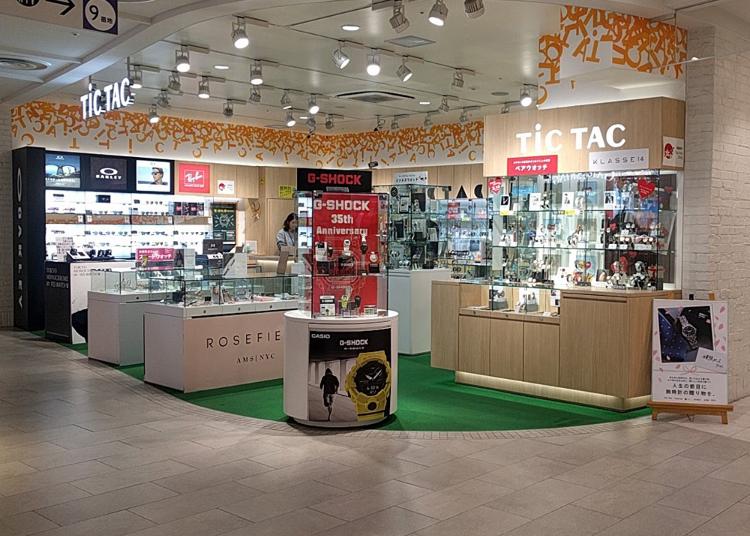 東京買錶人氣第8名:TiCTAC 東京Solamachi店