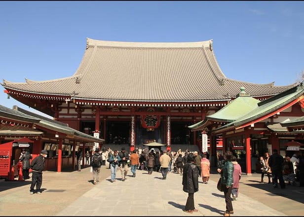 外國旅客中最有人氣的【淺草×寺院】景點、設施排行榜（2020年3月最新）