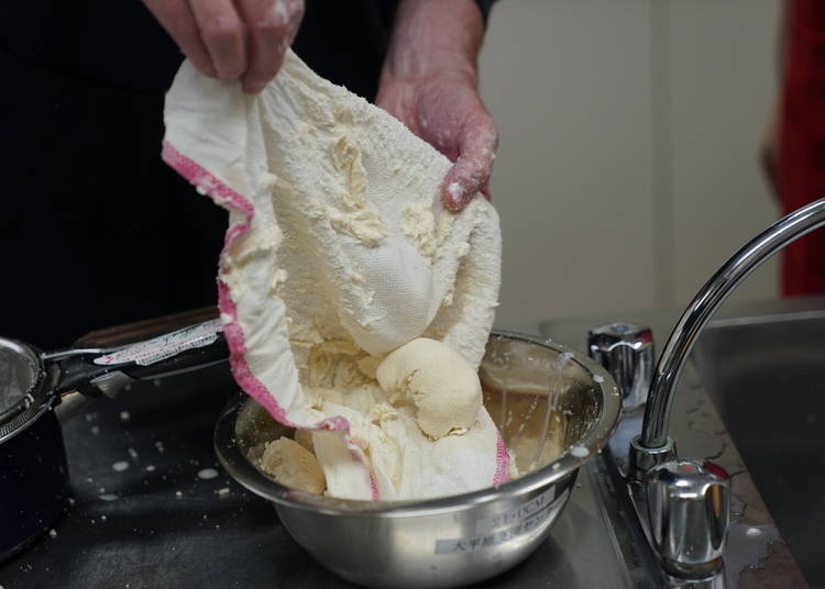 Okara is the by-product of tofu making