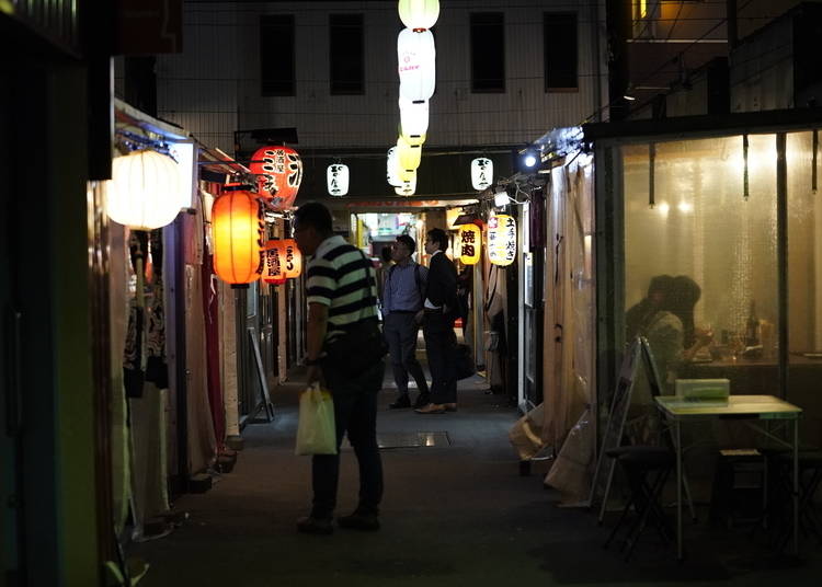 The yatai that line Ikinuki-dori are a popular haunt for visitors to Obihiro