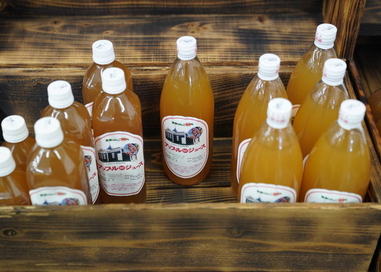 100% apple juice made in Odate