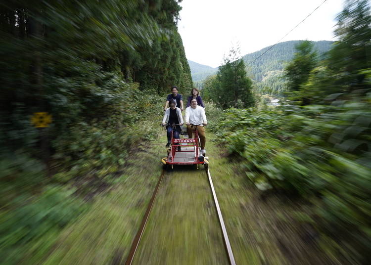 An Odate-Kosaka railbike in action