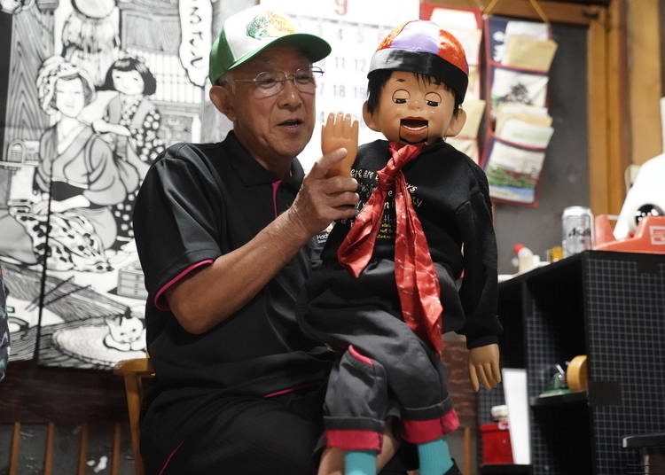 Mr. Yamauchi is a keen ventriloquist