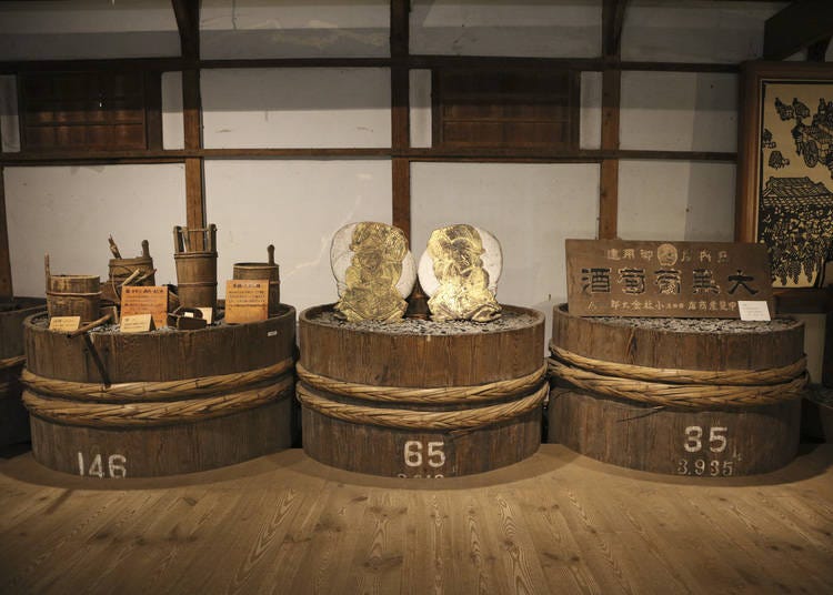 Wine-making equipment in the wine museum