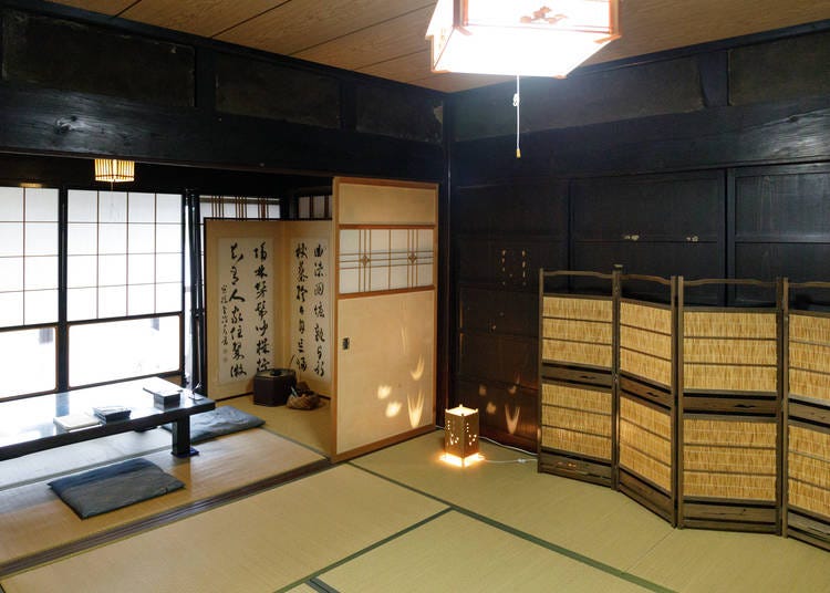 Wan de En features homey, traditional Japanese decor