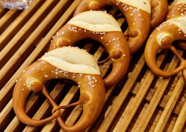 The pretzels are the main attraction