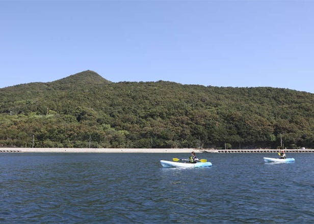Kayak to an uninhabited island in the Seto Inland Sea, near Kagawa