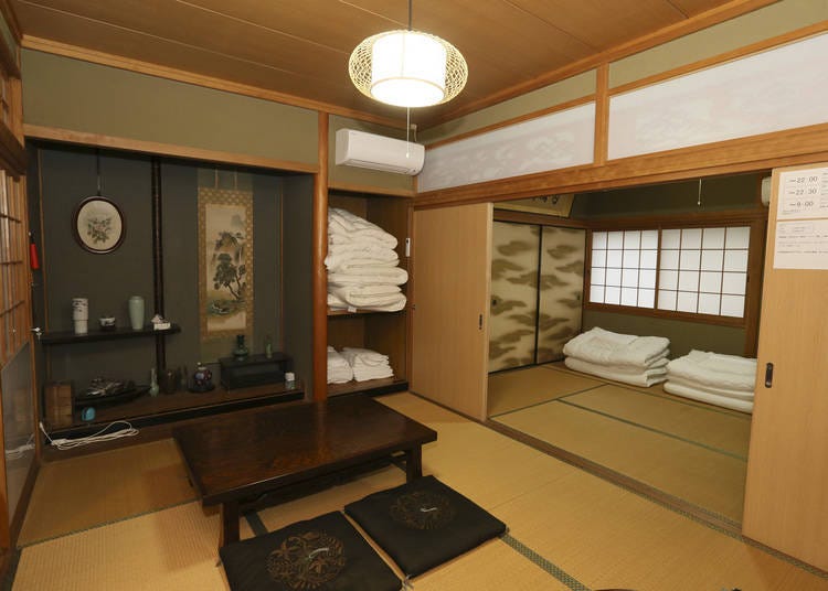 Guesthouse & Cafe Anzu features traditional Japanese decor