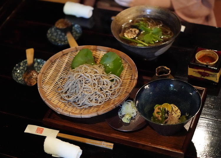 Two soba dishes