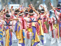 8月下旬　原宿表参道元氣祭スーパーよさこい