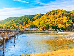 Mid-November:Arashiyama Momiji Festival