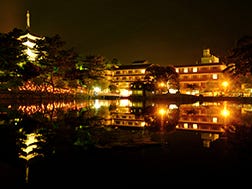 8月上旬：奈良燈花會