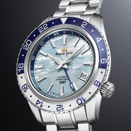 New products of The refreshing sky blue dial and oscillating weight express the beauty of the "sea of ​​clouds" that spreads over the sky and Mt. Fuji. SBGJ275 1,045,000 yen (including tax) (including 875 units in Japan) arriving 7 October 2023, 11:00AM (est.).