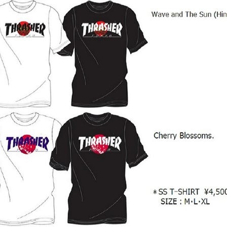 New products of THARSHER TOKYO LIMITED TEE murasaki limited NAMI CHRRY BLOSSOMS arriving 10 August 2024, 11:00AM.