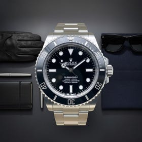 New shipment of Rolex Submariner No-Date 124060 Black, 41mm arriving today at 3:00PM ; previous shipment was 30 days ago.