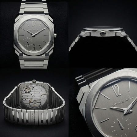 斷貨60天的【定價 2,112,000 日圓】 寶格麗 Octo Finissimo 超薄系列 40mm 灰色面盤 型號：1034642026-01-27 12:00到貨