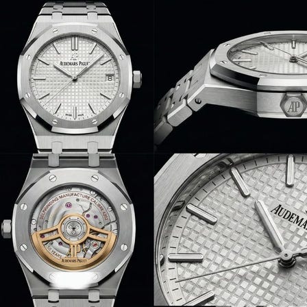 New shipment of Audemars Piguet Royal Oak 41mm Silver Dial Ref. 15510ST.OO.1320ST.03 &ndash; 50th Anniversary Edition arriving today at 12:00PM ; previous shipment was 60 days ago.
