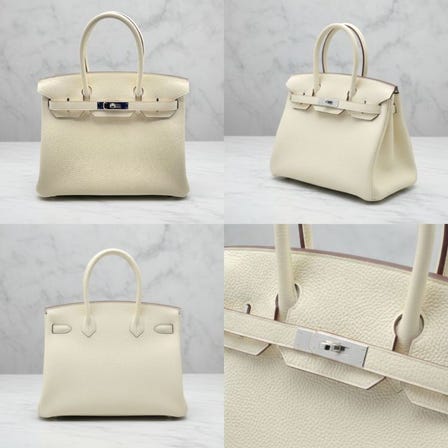 60日ぶりに入荷したエルメス バーキン 30 ナタ トゴ シルバー金具 Z刻印本日12:00に入荷