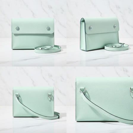 斷貨60天的愛馬仕 Nap To Go 18 薄荷綠（Vert Peppermint） Epsom 壓紋牛皮 銀色金屬配件 K刻印2026-02-08 12:00到貨