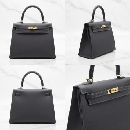 斷貨60天的愛馬仕 Kelly 25 奶白色（B&eacute;b&eacute; Blanc） Epsom 皮革 香檳金色金具 K刻印2026-02-20 12:00到貨