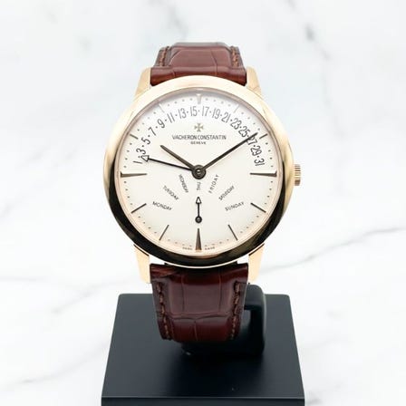 斷貨60天的江詩丹頓 傳承系列 86020/000R 銀色面盤 42.5mm 玫瑰金錶殼本日16:10到貨