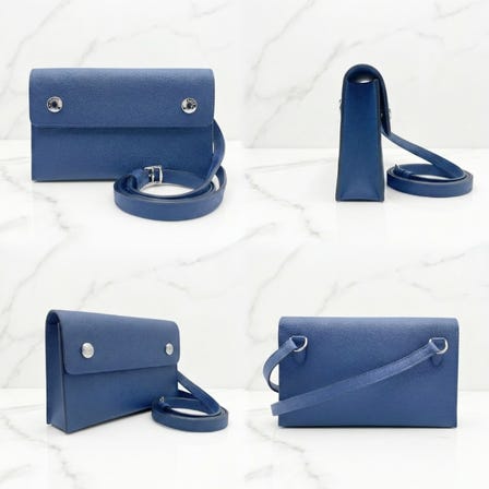 60日ぶりに入荷したエルメス ナップトゥーゴー 18 ブルーネイビー エプソン シルバー金具 W刻印2026/03/05 12:00に入荷